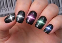 Тонкая полоса вместо узоров: новый корейский маникюр выглядит сдержанно и эффектно