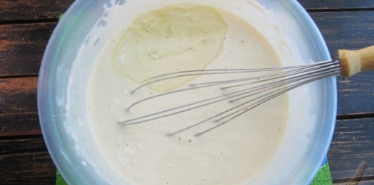 Фото приготовления рецепта: Блинчики с картошкой и грибами - шаг №7