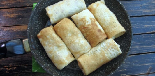 Фото приготовления рецепта: Блинчики с картошкой и грибами - шаг №29