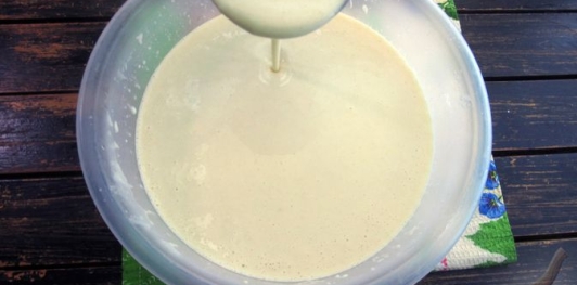 Фото приготовления рецепта: Блинчики с картошкой и грибами - шаг №10