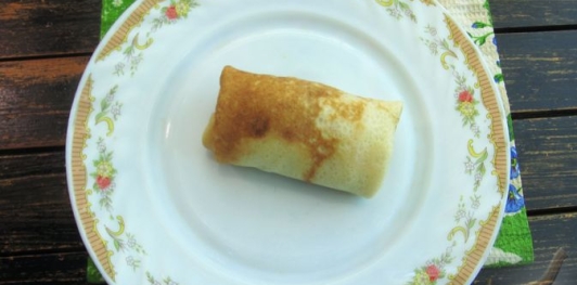 Фото приготовления рецепта: Блинчики с картошкой и грибами - шаг №28