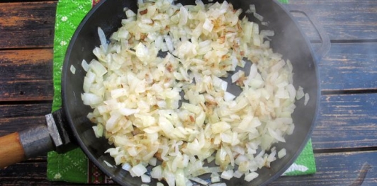 Фото приготовления рецепта: Блинчики с картошкой и грибами - шаг №19