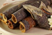 Блинчики с маком и кремом