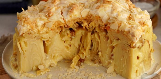 Фото приготовления рецепта: Блинчики сентдёрдьские (блинный торт по-венгерски) - шаг №31