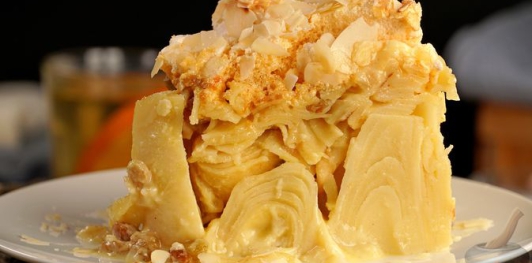 Фото приготовления рецепта: Блинчики сентдёрдьские (блинный торт по-венгерски) - шаг №32