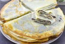 Блины с маковой начинкой