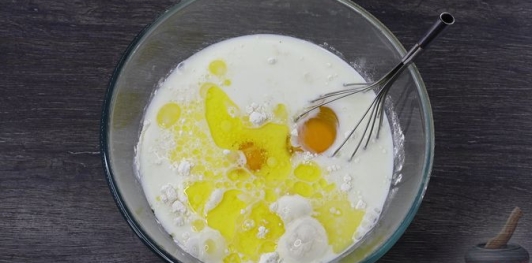 Фото приготовления рецепта: Блины с маковой начинкой - шаг №6