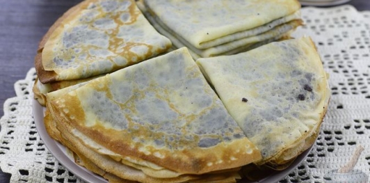 Фото приготовления рецепта: Блины с маковой начинкой - шаг №28