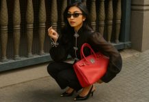 Манифест уверенности в руках: эта деталь превращает обычный серый свитер в образ леди