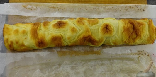 Фото приготовления рецепта: Финский блинный рулет - шаг №22