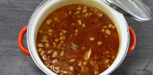 Фото приготовления рецепта: Харчо с булгуром - шаг №18