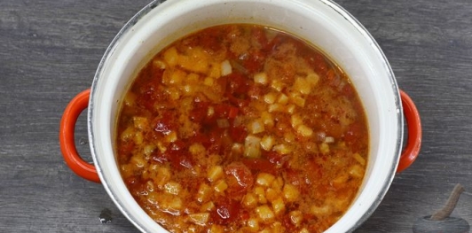 Фото приготовления рецепта: Харчо с булгуром - шаг №13