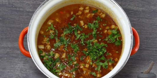 Фото приготовления рецепта: Харчо с булгуром - шаг №19