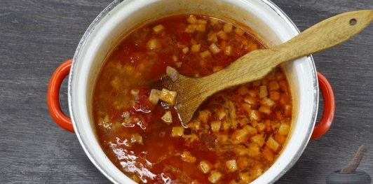 Фото приготовления рецепта: Харчо с булгуром - шаг №15