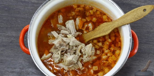 Фото приготовления рецепта: Харчо с булгуром - шаг №16