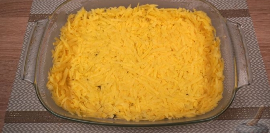 Фото приготовления рецепта: Картофельно-мясная запеканка Харя - шаг №11