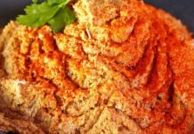 Курица по-черкесски