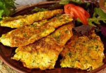 Куриные отбивные в морковном кляре