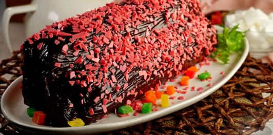 Фото приготовления рецепта: Морковно-апельсиновый кекс с цукатами - шаг №25