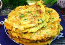 Овощные блины по-корейски