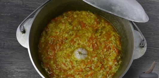 Фото приготовления рецепта: Рыбный плов - шаг №18