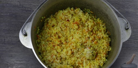 Фото приготовления рецепта: Рыбный плов - шаг №20