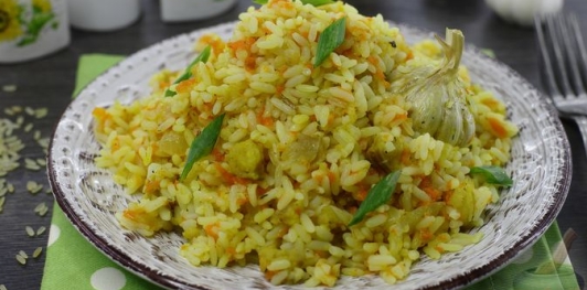 Фото приготовления рецепта: Рыбный плов - шаг №21