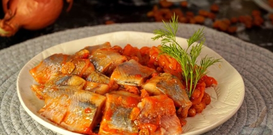 Фото приготовления рецепта: Сельдь по-султански - шаг №13