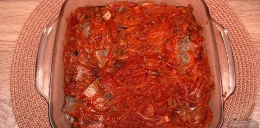 Фото приготовления рецепта: Сельдь по-султански - шаг №12