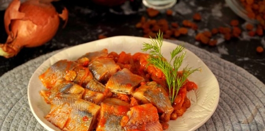 Фото приготовления рецепта: Сельдь по-султански - шаг №14