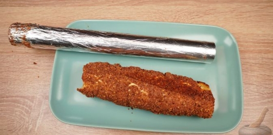 Фото приготовления рецепта: Трдельник со взбитыми сливками - шаг №18