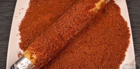 Фото приготовления рецепта: Трдельник со взбитыми сливками - шаг №16