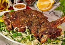 Запечённый ягнёнок по-гречески