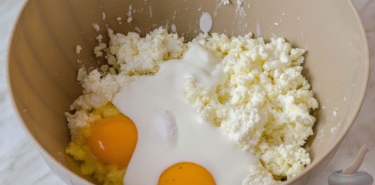 Фото приготовления рецепта: Баница с брынзой (из теста фило) - шаг №4