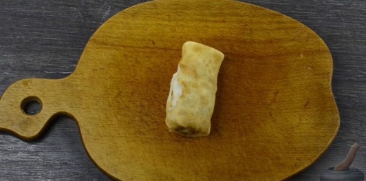 Фото приготовления рецепта: Блинчики с курицей и капустой - шаг №28