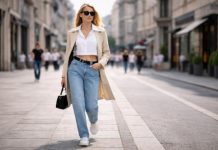 Стильный баланс: какие приемы помогают гармонично вписать этот модный фасон в ежедневный вид