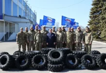 Коптеры и квадроциклы. «ЕР» и фонд передали спецтехнику участникам СВО