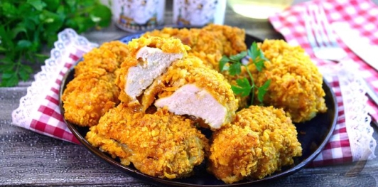 Фото приготовления рецепта: Куриные наггетсы в духовке - шаг №21