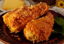 Куриные ножки в сырной панировке