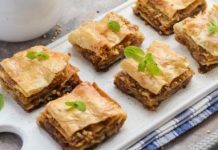 Ленивая пахлава из лаваша