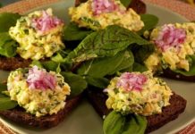 Намазка из яиц и черемши