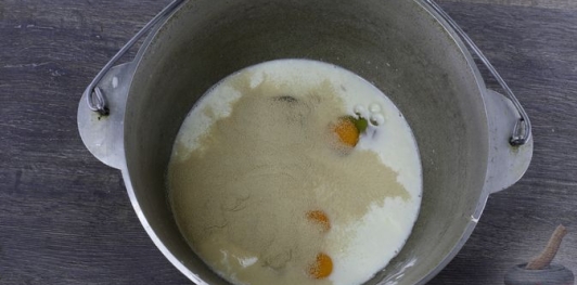 Фото приготовления рецепта: Пасхальные куличи "Ночная паска" - шаг №6