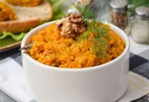 Паштет из моркови с грецкими орехами