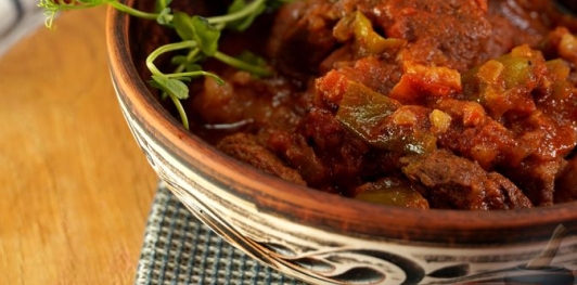 Фото приготовления рецепта: Пёркёльт из баранины - шаг №18