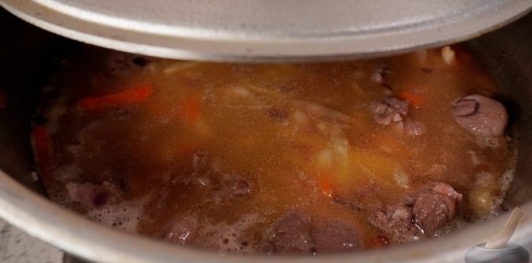 Фото приготовления рецепта: Рагу с бараниной и фасолью - шаг №13