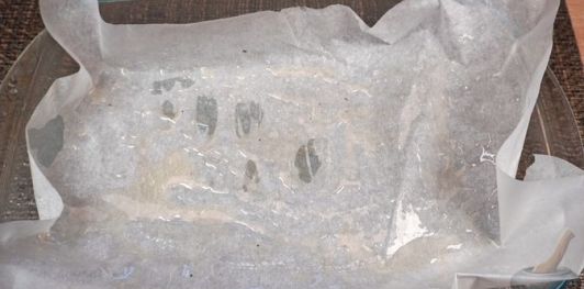 Фото приготовления рецепта: Сибас, запечённый на овощной подушке - шаг №5