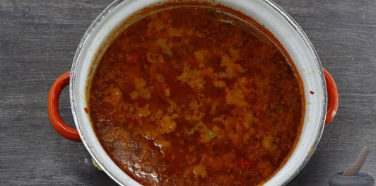 Фото приготовления рецепта: Суп с фаршем и нутом - шаг №17