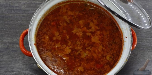 Фото приготовления рецепта: Суп с фаршем и нутом - шаг №18