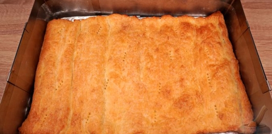 Фото приготовления рецепта: Торт "Кремеш" - шаг №3