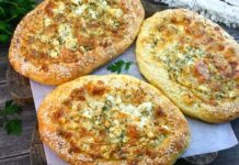 Творожные хачапури с фетой и сулугуни